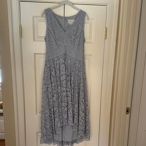 NWOT - Never been worn beautiful dusty blue lace dress. Size 12 - BHLDN